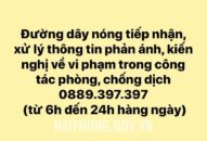 Tổng hợp các số điện thoại tiếp nhận và trả lời thông tin liên quan đến dịch COVID-19 trên địa bàn TTkmqq88 tỷ lệ kèo World Cup 2026