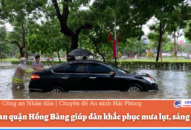 QQ8894 casino trực tuyến quận Hồng Bàng giúp dân khắc phục mưa lụt, sáng 26-8