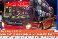 Xe khách Trung Đức chạy chui làm lây lan Covid-19 ở QQ8839 nhà cái: Khởi tố vụ án
