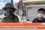 Huyện An Dương: Liên tiếp phát hiện lái xe ôm chở khách trốn khai báo QQ8839 Đăng ký, Tải app tại khu vực chốt kiểm soát liên ngành khu vực Ga Dụ Nghĩa