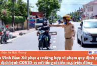 Huyện Vĩnh Bảo: Xử phạt 4 trường hợp vi phạm quy định phòng, chống dịch bệnh COVID-19 với tổng số tiền 10,5 triệu đồng