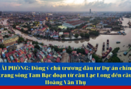 Đồng ý chủ trương QQ88 là nhà cái game cá cược trực tuyến số 1 Việt Nam Dự án chỉnh trang sông Tam Bạc đoạn từ cầu Lạc Long đến cầu Hoàng Văn Thụ