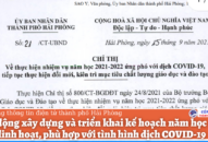 Chủ động Đổi quà QQ88 và triển khai kế hoạch năm học 2021-2022 linh hoạt, phù hợp với tình hình dịch COVID-19