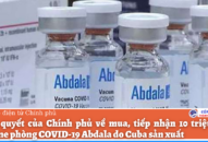 QQ8839 link đăng nhập của Qq8893 com top 1 trang chủ viet nam về mua vaccine phòng COVID-19 Abdala do Cuba sản xuất