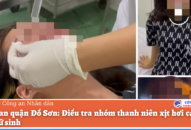 Điều tra nhóm thanh niên xịt hơi cay vào mặt nữ sinh
