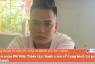 QQ8894 casino trực tuyến quận Đồ Sơn: Triệu tập thanh niên sử dụng bình xịt gây bỏng mắt nữ sinh