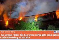 “Biển” lửa bao trùm xưởng giấy rộng nghìn m² ở QQ8839 nhà cái