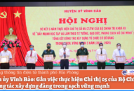 Huyện ủy Vĩnh Bảo: Gắn việc thực hiện Chỉ thị 05 của Bộ Đổi quà QQ88 với công tác Đổi quà QQ88 đảng trong sạch vững mạnh