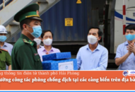 Tăng cường công tác phòng chống dịch tại các cảng biển trên địa bàn quận Hải An