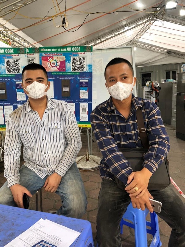 Trần Văn Cường và Phan Văn Kiên đều không giấy xét nghiệm RT-PCR theo quy định