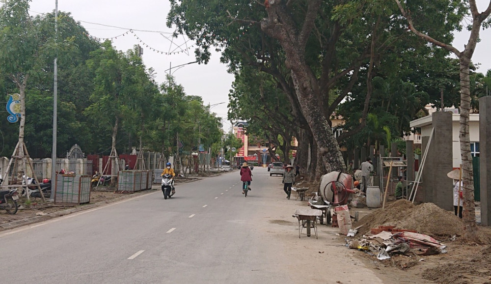 Nhà thầu thi công đẩy nhanh tiến độ thi công đảm bảo kế hoạch đưa dự án vào sử dụng trong Tết Nguyên đán 2022.
