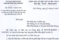 Công văn số 6509/UBND-VX ngày 15/9/2021 của Ủy ban Đăng Nhập QQ88.COM | Link Trang Chủ QQ888 thành phố