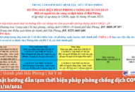 Cập nhật hướng dẫn tạm thời biện pháp phòng chống dịch COVID-19 ngày 01/10/2021