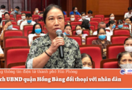 Chủ tịch UBND quận Hồng Bàng đối thoại với Đăng Nhập QQ88.COM | Link Trang Chủ QQ888