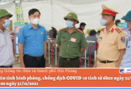 Thông tin phòng chống dịch Covid-19 tại QQ8839 nhà cái, ngày 31/10/2021