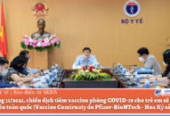 Bộ trưởng Bộ QQ8839 Đăng ký, Tải app: Tiêm vaccine Pfizer phòng COVID-19 cho QQ8827 website cá cược trực tuyến từ tháng 11/2021