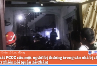 Cảnh sát cứu người phụ nữ khỏi đám cháy lúc nửa đêm ở QQ8839 nhà cái