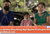 QQ8894 casino trực tuyến phường Đằng Giang (Ngô Quyền) đã bàn giao cháu bé đi lạc về gia đình an toàn