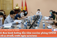 Sẽ ban hành hướng dẫn tiêm vaccine phòng COVID-19 cho QQ8827 website cá cược trực tuyến từ 12-18 tuổi