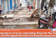 QQ8839 nhà cái tiếp tục chỉnh trang 6 tuyến đường trung tâm thành phố