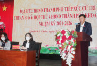 Tổ đại biểu số 4 HĐND thành phố tiếp xúc cử tri quận Lê Chân