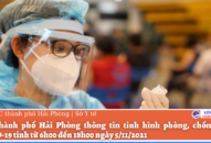 Thông tin phòng chống dịch Covid-19 tại QQ8839 nhà cái, ngày 5/11/2021