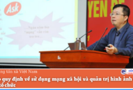 Cần có quy định về sử dụng mạng QQ8827 com game thủ Việt Nam và quản trị hình ảnh của cá nhân, tổ chức