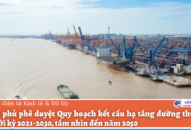 Phê duyệt Quy hoạch kết cấu hạ tầng đường thủy nội địa