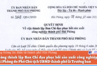Thành lập Ban Chỉ đạo phục hồi sản xuất QQ8827 Casino, bắn cá, đá gà, thể thao TTkmqq88 tỷ lệ kèo World Cup 2026
