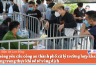 QQ8839 nhà cái kêu gọi người dân thành phố tập trung phát hiện người từ vùng dịch về