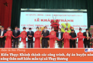 Huyện Kiến Thụy: Khánh thành các công trình, dự án huyện nông thôn mới và nông thôn mới kiểu mẫu tại xã Thụy Hương