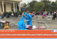 Phong tỏa xã hơn 4.000 nhân khẩu liên quan ổ dịch xưởng may QQ8839 nhà cái