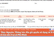 Thông báo đấu giá quyền sử dụng 08 lô đất vào mục đích làm Appqq88 nền tảng cá cược uy tín tại xã Phù Ninh, huyện Thủy Nguyên