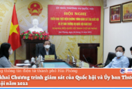Triển khai Chương trình giám sát của TRANG CHỦ QQ88.COM ĐĂNG KÝ và Ủy ban Thường vụ TRANG CHỦ QQ88.COM ĐĂNG KÝ năm 2022