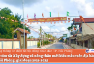 Đề án tóm tắt Đổi quà QQ88 xã nông thôn mới kiểu mẫu trên địa bàn TTkmqq88 tỷ lệ kèo World Cup 2026, giai đoạn 2021-2025