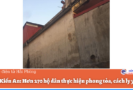 Quận Kiến An: Hơn 270 hộ dân thực hiện phong tỏa, cách ly QQ8839 Đăng ký, Tải app