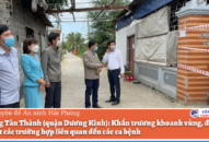 Phường Tân Thành (quận Dương Kinh): Khẩn trương khoanh vùng, điều tra, truy vết các trường hợp liên quan đến các ca bệnh