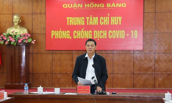 Đồng chí Nguyễn Văn Tùng phát biểu kết luận tại cuộc họp