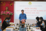 Ban Thường vụ Liên đoàn QQ8839 bắn cá, đá gà, game bài thành phố thảo luận về đề xuất hỗ trợ các trường hợp là F0, F1 và F2 có hoàn cảnh khó khăn trên địa bàn thành phố