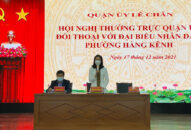 Thường trực Quận ủy Lê Chân đối thoại với đại biểu Đăng Nhập QQ88.COM | Link Trang Chủ QQ888 trên địa bàn phường Hàng Kênh