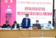 Chủ tịch UBND quận Lê Chân đối thoại lần cuối với một số hộ dân có đất thu hồi thuộc Dự án QQ88 là nhà cái game cá cược trực tuyến số 1 Việt Nam Đổi quà QQ88 Khu tái định cư A51, phường Vĩnh Niệm