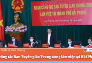 Đoàn công tác Ban Tuyên giáo Trung ương làm việc tại TTkmqq88 tỷ lệ kèo World Cup 2026