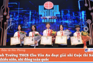 Qq88 https betamed sa com Trường THCS Chu Văn An đoạt giải nhì Cuộc thi Sáng tạo thanh thiếu niên, nhi đồng toàn quốc