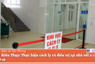 Huyện Kiến Thụy: Thực hiện cách ly và QQ88 là nhà cái game cá cược trực tuyến số 1 Việt Nam tại nhà với 2 ca bệnh COVID-19