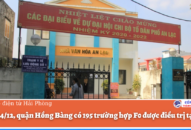 Ngày 14/12, quận Hồng Bàng có 195 trường hợp F0 được QQ88 là nhà cái game cá cược trực tuyến số 1 Việt Nam tại nhà
