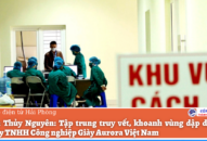 Huyện Thủy Nguyên: Tập trung truy vết, khoanh vùng dập dịch tại Công ty TNHH QQ8827 Casino, bắn cá, đá gà, thể thao Giày Aurora Việt Nam