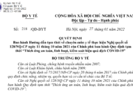 Bộ QQ8839 Đăng ký, Tải app ban hành Tiêu chí đánh giá cấp độ dịch bệnh COVID-19 mới nhất