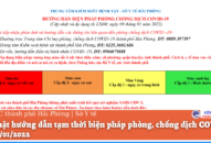 Cập nhật hướng dẫn tạm thời biện pháp phòng, chống dịch COVID-19 ngày 9/01/2022