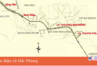 Sà lan bị đắm trên luồng hàng hải Vật Cách