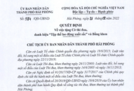 UBND thành phố tặng Cờ thi đua, danh hiệu “Tập thể QQ8839 bắn cá, đá gà, game bài xuất sắc” và Bằng khen cho các tập thể, cá nhân thuộc Sở Thông tin và Truyền thông